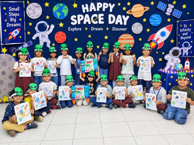3… 2… 1… BLAST OFF! KG stars celebrated Space Day